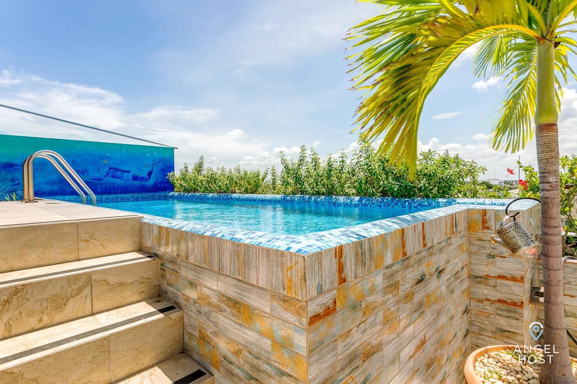 New Private Roof Pool And Bbq 2 Onsite Pools Cafe Apartamento